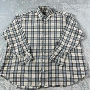 Hamilton Shirt Co Mens‎ 16.5/33 Plaid Flannel Soft Preppy Luxury Casual Nov 18